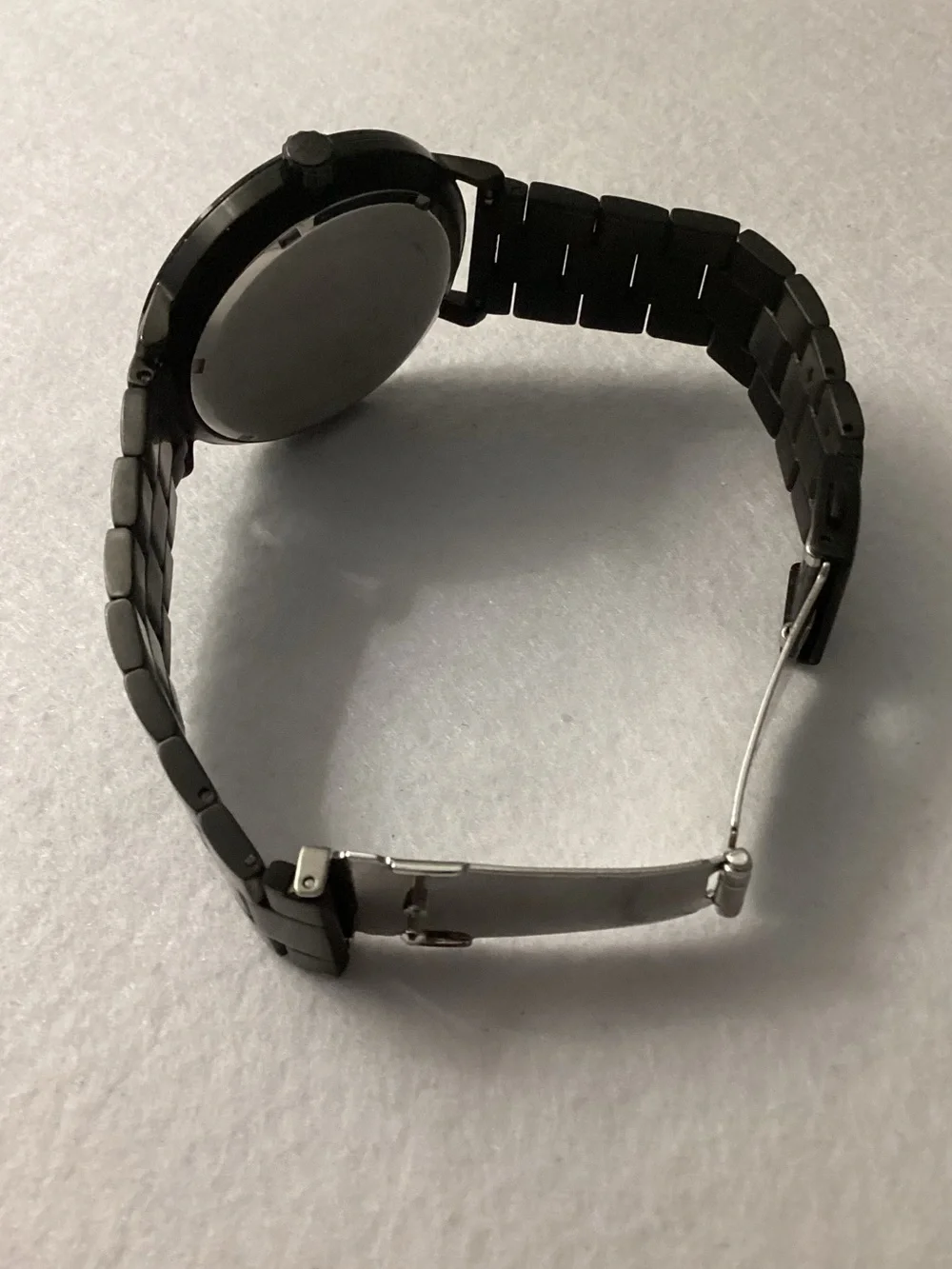 Michael Kors Blake Three-Hand Date Black Stainless Steel Watch 42mm
